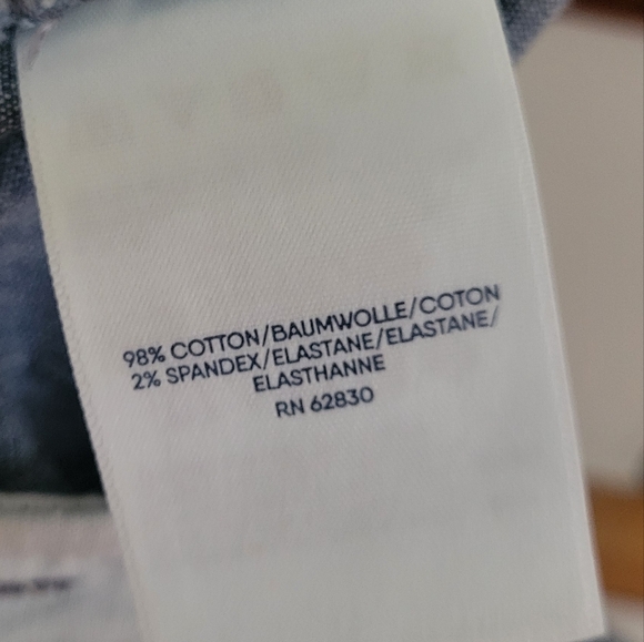 LANDS END Classic Chambray 12" Inseam Blue Shorts Plus Size 14 - Picture 8 of 11